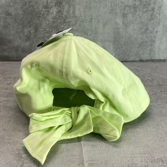 BP. Women's Solid Green Bow Adjustable Strap Baseball Cap SZ OS - Picture 3 of 6